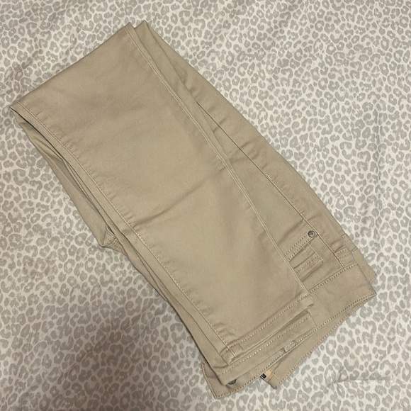 Blue Spice Khaki Skinny Leg Pants - Picture 2 of 4